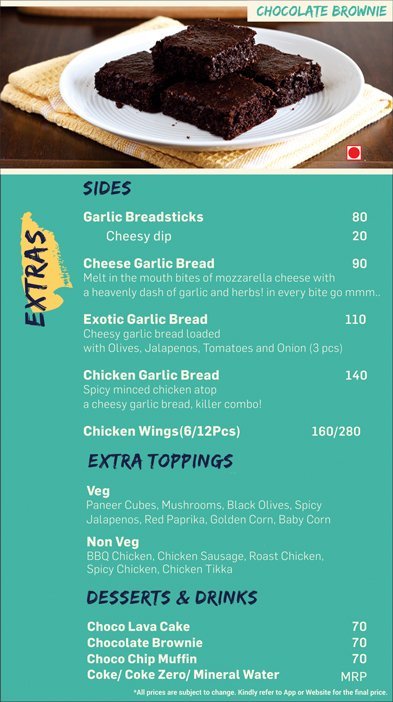 MOJO Pizza Doubly Loaded - Rajajinagar - Bangalore image 1